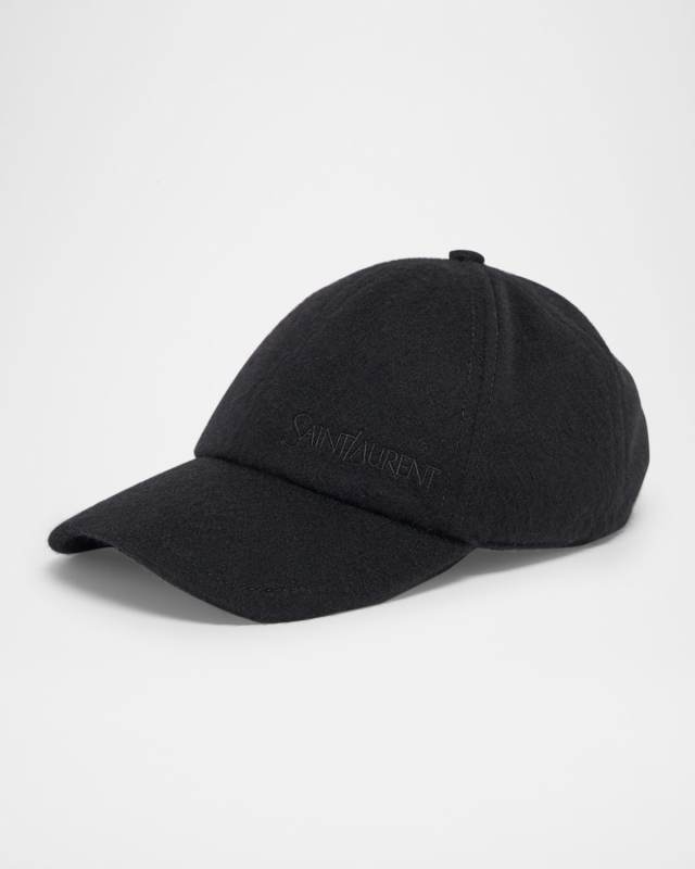 Vintage Cashmere Logo-Print Baseball Cap